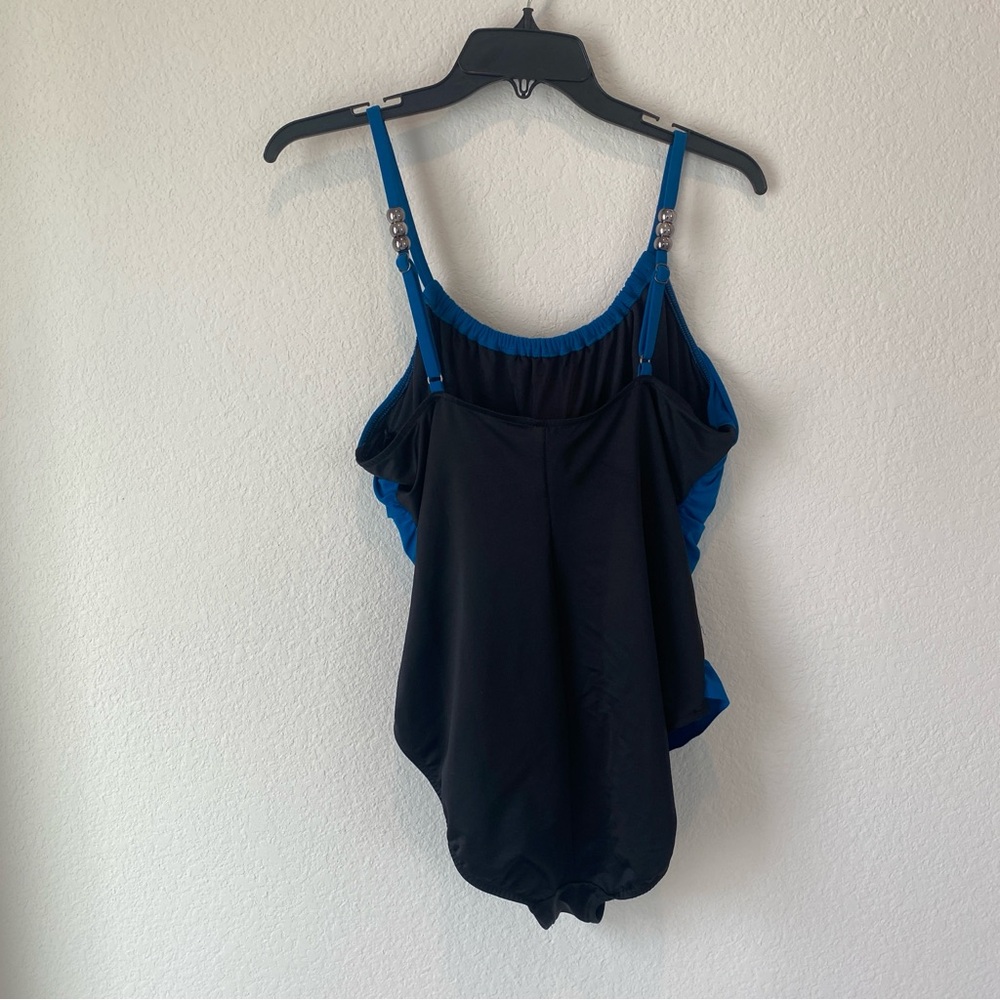 Magicsuit By Miraclesuit Solid Colorblock Lisa On… - image 7